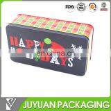 Custom Printed Empty Iron Tin Gift Can Box