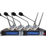 Wireless 4 Handheld/Conference/ Clip-on Microphones For Conference Room