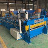 Double Layer Roof Automatic Tile Roll Making Forming Machine for Trapezoidal Type thumbnail-2