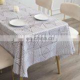 Kitchen Accessories Cheap 100% Polyester Oilproof Dinning Table Cover Waterproof Tablecloth thumbnail-1