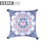Unique Style Printed Waterproof Replacement Cushion Covers Outdoor Furniture With Tassels thumbnail-3