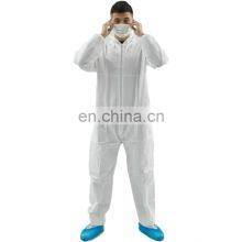 Unisex Disposable Microporous Coverall Waterproof White Painters Coveralls thumbnail-5