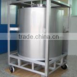 Stainless steel portable storage ibc tank container