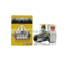4Pcs Car Auto Tire Free Blood Pressure Monitor Blood Pressure Monitor Watch Gage Alert Sensor Indicator Valve Caps thumbnail-1