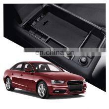 Interior Accessories Parts Silicone Armrest Rest Storage Box Center Control Console Organizer Tray For Audi A4 A5 2017-2020