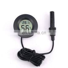 Mini Humidity Tester Hygrometer Thermometer Round Temperature Meter Probe for Aquarium Freezer Refrigerator With Line thumbnail-5