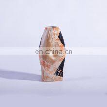 Irregular Porcelain Handmade Amber Vase For Interior Decoration thumbnail-2