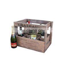 Custom Stackable Multipurpose Storage Natural Handmade Wooden Wine Crate thumbnail-1
