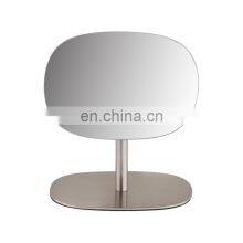 New Mini Oval Cosmetic Mirror Stainless Steel Cosmetic Mirror Magnifying Hot Selling Make up Mirror