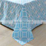 2015 Newest Simple Design Blue Weave Line Printed Cotton Bedspread Bedding Set Comforter Quilt Sets Home Textile for America thumbnail-2