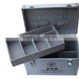 Protective Small Travel First Aid Kit With Aluminum Case With Tray thumbnail-1