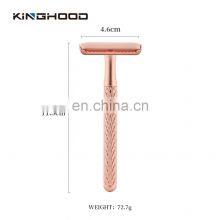 Safety Razor Gold Stainless Steel Double Edge Shaving Razor thumbnail-4