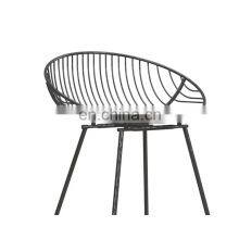 Ellis Gray Metal Wire Counter Stool thumbnail-2