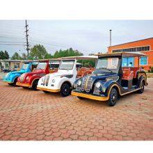 Luxury Electric Sightseeing Car, 8-person Golf Cart, Vintage Car
