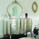 Updated Hand Carved Wood Antique Chest NC120104 thumbnail-1