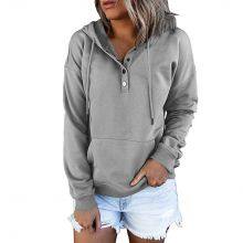 Custom Logo Multi Color Oversized Loose Fit Ladies Cropped Top Hooded Sweatshirt Print Plus Size Women's Hoodies & Sweatshirts thumbnail-2