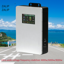 Zalip Commercial and Household Precision Instrument 220v Ultra-wide Voltage Intelligent Frequency and Voltage Stabilizer 4000w thumbnail-1
