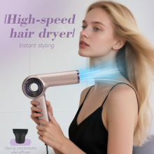 Secador de cabelo de alta velocidade e baixo ruído / Reduz frizz, efeitos ocos. Secador de cabelo profissional de alta velocidade para casa e salões (Wechat: 13510231336) thumbnail-4
