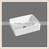 Bathroom Sanitary Ware Square Wood Cabinet Art Ceramic Basin thumbnail-1