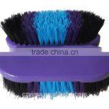 Pink Horse Dandy Brush With Colorful Bristle for Horse Grooming thumbnail-1