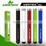 280mah Buttonless Battery 510 Vape Pen airistech vertex Slim Vaporizer disposable e cigarette wholesale