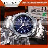 High Quality Quartz Men Business Wristwatch Brand Stylish Dial Quartz Watch thumbnail-3