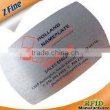 Engraved Stainless Steel Busniess Card/metal Busniess Smart Card/smart Card
