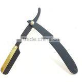 Straight Razor Black With Gold Lock thumbnail-1