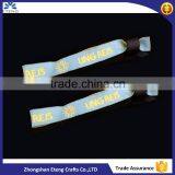 Promotional Custom Woven Security Wristbands for Events