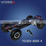 VCEEGO factory remote contact e-go electric skateboard with soild military tire wholesales price