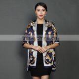 Magnificent Turkish European Style Digital Printed Hangzhou Silk Satin Scarf ,long Silk Shawl Lady China Manufacturer Wholesale Supplier's Choice thumbnail-6