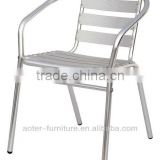 Garden metal aluminum frame stackable dining chair                        
                                                Quality Choice