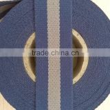 Customized width plain herringbone twill cotton and polyester jacquard belt