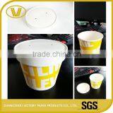 new white disposable paper soup cup and instant soup cup