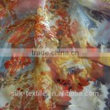 Silk Rayon Burn Out Fabric