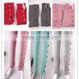 Boot Cuff Leg Warmer in Colors With Lace, Knitted Boot Cuffs With Button, Knee High Socks, Boot Topper, Boot Cuff Accessories thumbnail-2