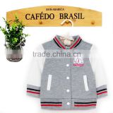 Autumn baby boy grey coat baby knitted clothes