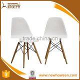 Stackable Plastic Chair White Outdoor Plastic Chair thumbnail-3