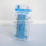 Blue 4-Port USB Hub With Ruler Function thumbnail-5