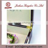 Jinhua Supplier Handmade Luxurious Wooden Jewelry Box With Clear Lid thumbnail-4