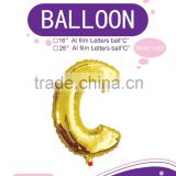 foil letter balloon