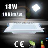 New Product 3 Years Warranty SMD 2835 High Brightness Led Flat Panel Down Light 18w Led Ceiling Panel Light Square
