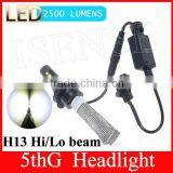 5th Generation H13 Waterproof Led Auto Headlight h4 h7 h9 H11 Led Car Headlight thumbnail-1