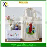 Custom Cheap White Cotton Tote Bag thumbnail-3