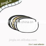 Studio Photo Collapsible 5 in 1 100 x 150cm 40" x 60" Oval Reflector Reflectors thumbnail-1
