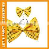 Dot Colours Carnival Party Elastic Bow Tie Neckwear thumbnail-2