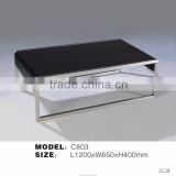PG-PK-C803 Bent glass coffee table