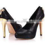 New Arrival Gridding Design Indonesia Shoes for Women Manufacturers Price thumbnail-1