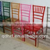 Multi Color Clear Resin Wedding Chiavari Chair Transparent Tiffany Chair