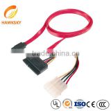 7 Pin Sata With 4 Pin Power Connection Cable